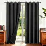 Rideau occultant thermique double couche à œillets – vue 9