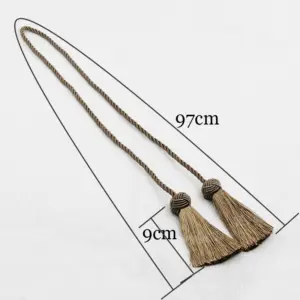 Embrasse à pompon pour rideau – 97 cm, 10 coloris – vue 2