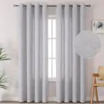 Voilage effet lin style japonais – beige, gris ou vert – vue 6
