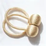Embrasses boule en corde magnétiques – lot de 2 – vue 12