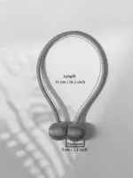 Embrasses boule en corde magnétiques – lot de 2 – vue 6