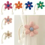 Embrasse magnétique fleur pour rideau – 7 coloris