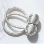 Embrasses boule en corde magnétiques – lot de 2 – vue 7